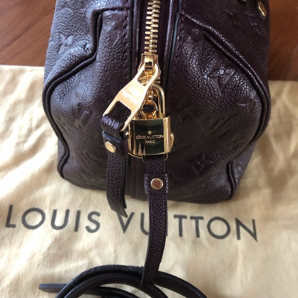 Louis Vuitton Speedy Bandouliere Empreinte Grenat - Picture 4 of 8